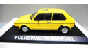 Модель VOLKSWAGEN GOLF I JGL желтый 1:43 IXO/DeA, масштабная модель, DeAgostini, scale43