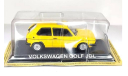 Модель VOLKSWAGEN GOLF I JGL желтый 1:43 IXO/DeA, масштабная модель, DeAgostini, scale43