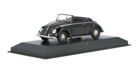 Модель VOLKSWAGEN HEBMULLER Cabriolet black 1:43 MINICHAMPS, масштабная модель, scale43