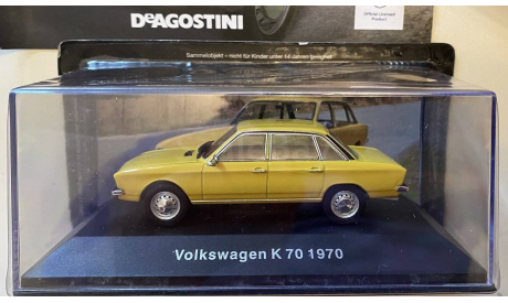 Модель Volkswagen K70 (1970) yellow 1/43 IXO/Hungary DeA, масштабная модель, DeAgostini, scale43