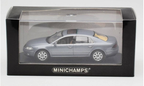 Модель Volkswagen Phaeton 3D Grey 4Motion (2007) 1:43 MINICHAMPS, масштабная модель, scale43
