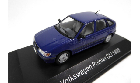 Модель VOLKSWAGEN POINTER GLi (1995) blue 1:43 SALVAT, масштабная модель, Altaya, scale43