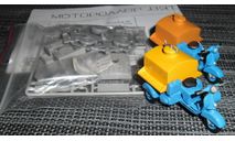 Кит-Модель мотороллер ’Вятка’ МГ-150Ц бочка 200л. 1:43 УНИВЕРСАЛ, масштабная модель мотоцикла, 1/43, УниверсалЪ