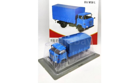 Модель IFA W50 l бортовой с тентом №34 1:43 Deagostini/HUNGARY, масштабная модель, scale43