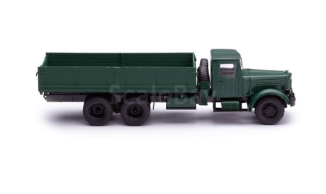 Модель ЯАЗ-210 бортовой (темно зеленый) 1:43 SSM1081, масштабная модель, scale43