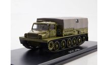 Модель Гусеничный тягач АТС-59, хаки 1/43 SSM, масштабная модель, ГАЗ, scale43