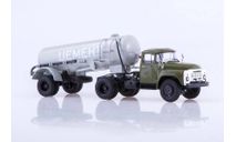 Модель ЗИЛ-130В1 с полуприцепом ТЦ-4 1:43 АИСТ, масштабная модель, scale43