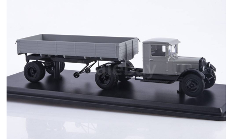 Модель сед. тягач ЗИС-10 с полуприцепом 1:43 SSM, масштабная модель, scale43