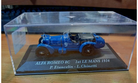 Alfa Romeo 8C, No.9, 24h Le Mans 1934, масштабная модель, scale43