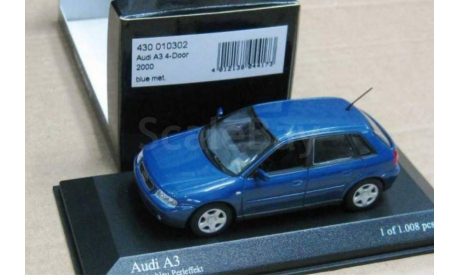 AUDI A3  4-DOOR  2000, масштабная модель, scale43