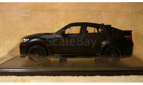 BMW X6 цвет чёрный матовый, масштабная модель, 1:43, 1/43