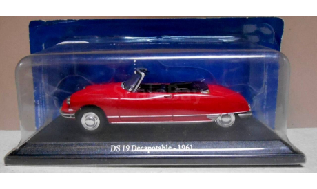 CITROЁN DS 19 CABRIOLET  1961, масштабная модель, 1:43, 1/43