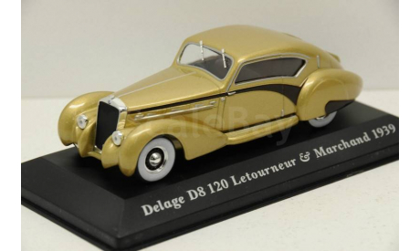 Delage D8 120 Letourneur & Marchand (1939), масштабная модель, scale43