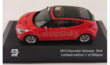 Hyundai Veloster  2012, масштабная модель, scale43