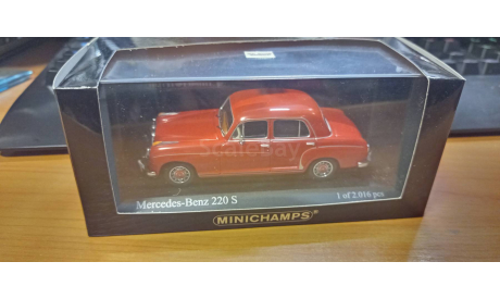 MERCEDES-BENZ 220S  1956, масштабная модель, scale43