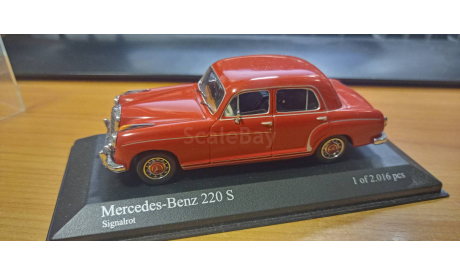 MERCEDES-BENZ 220S  1956, масштабная модель, scale43