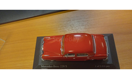 MERCEDES-BENZ 220S  1956, масштабная модель, scale43