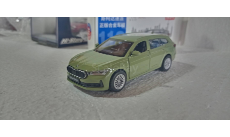 Skoda Superb combi 2023, масштабная модель, 1:43, 1/43