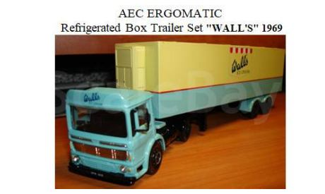 AEC ЕRGOMATIC 1969, масштабная модель, 1:50, 1/50