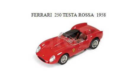 FERRARI  250 TESTA ROSSA  1958, масштабная модель, scale43