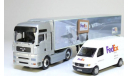 MAN  TG-A  2001 Koffersattelzug Fedex, масштабная модель, scale87