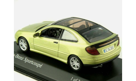 Mercedes C-Klasse Sportcoupe  2001 (C203) 2001-07, масштабная модель, scale43, Mercedes-Benz
