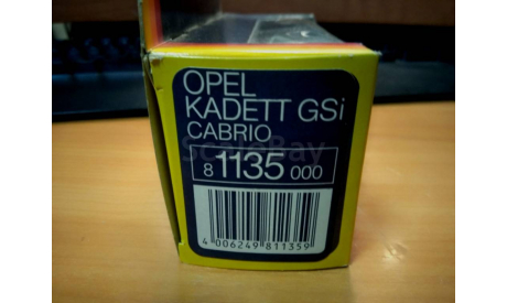 Opel Kadett GSI  Cabrio (Kadett E), масштабная модель, scale43