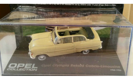 Opel Olympia Rekord Cabrio 1954-1956, масштабная модель, 1:43, 1/43