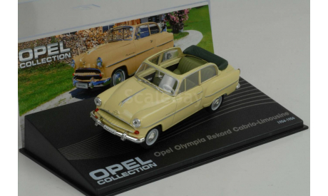 Opel Olympia Rekord Cabrio 1954-1956, масштабная модель, 1:43, 1/43