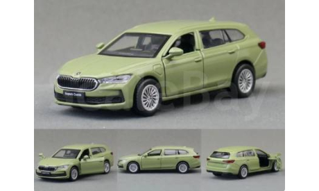 Skoda Superb combi 2023, масштабная модель, 1:43, 1/43
