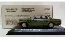 Mercedes W123  COUPE 1976, масштабная модель, scale43, Mercedes-Benz