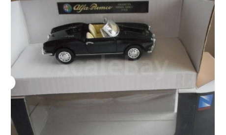 ALFA-ROMEO GIULIETTA SPIDER 1600CC  1962, масштабная модель, Jaguar, scale43