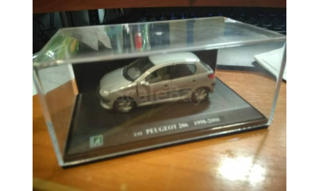PEUGEOT 206   2000г, масштабная модель, scale43