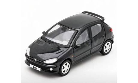 PEUGEOT 206, масштабная модель, 1:64, 1/64