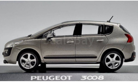 PEUGEOT  3008  T84  2009, масштабная модель, 1:43, 1/43
