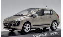 PEUGEOT  3008  T84  2009, масштабная модель, 1:43, 1/43