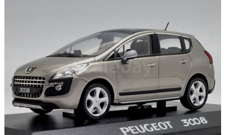 PEUGEOT  3008  T84  2009, масштабная модель, 1:43, 1/43