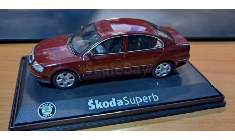 SKODA SUPERB 2005, масштабная модель, 1:43, 1/43, Škoda