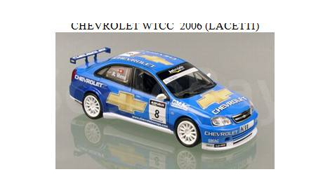 CHEVROLET WTCC  2006, масштабная модель, 1:43, 1/43