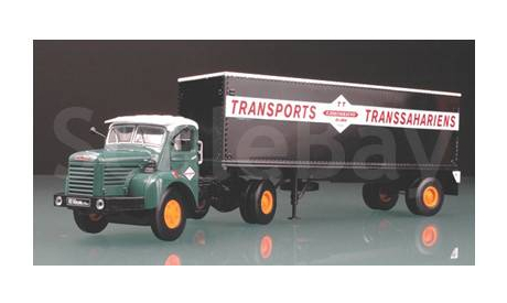 BERLIET TLM 10 green Vosgien 1961, масштабная модель, scale43