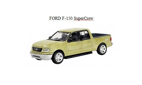 FORD F-150 Super Crew, масштабная модель, scale43