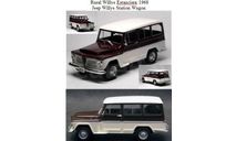 Rural Willys Estanciera 1968, масштабная модель, 1:43, 1/43