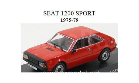 SEAT 1200 SPORT 1975, масштабная модель, scale43
