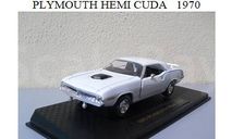 PLYMOUTH HEMI CUDA   1970, масштабная модель, scale43