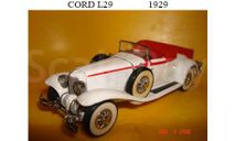 CORD L29 1929, масштабная модель, scale43