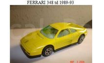 FERRARI 348 td, масштабная модель, scale43