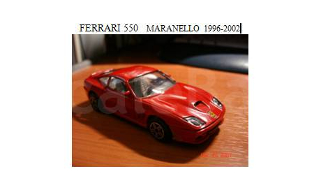 FERRARI 550 MARANELLO, масштабная модель, 1:43, 1/43