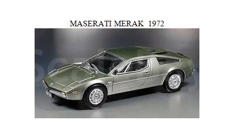 MASERATI MERAK  1972, масштабная модель, scale43