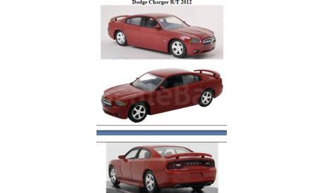 Dodge Charger R/T 2012, масштабная модель, scale43