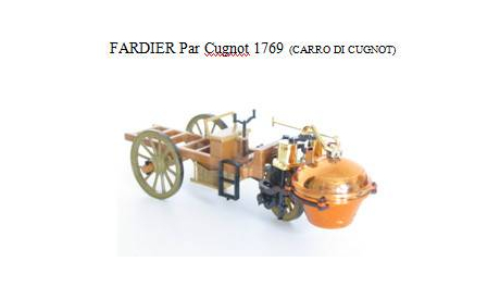 FARDIER Par Cugnot 1769  (CARRO DI CUGNOT), масштабная модель, scale43